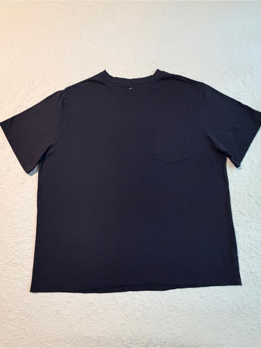 Harbor Bay HB Pocket Tee | Black | Mens 2XLT | 100% Cotton | Big Tall